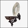 www.ImperialLightingCo.com 9" CAST IRON OIL LAMP WALL BRACKET ASSEMBLY VICTORIAN