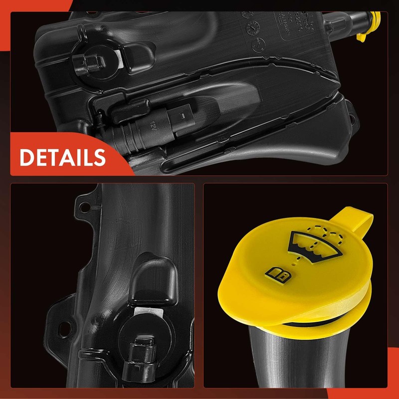 A-Premium Windshield Washer Reservoir Tank Assembly Compatible with Dodge Dart