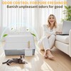 UNZIPE Stainless Steel Litter Box with Lid, XL Extra Large