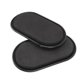 Exercise Sliders Discs, Full Body Coordination Big Contacting Area Lightweight Hands Feet Exercise Sliders for Fitness, Stretch, Yoga, Pilates(Black)