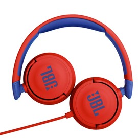 JBL 3.5 mm Wired On-Ear Headphone for Kids, Red