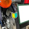 Motorcycle Cat, Beginner Mark, Plate & Reflector Stickers, Set of