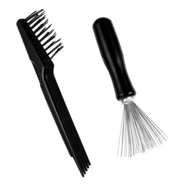 2pcs Hair Brush Cleaner Tool 2-in-1 Hair Brush Cleaning Tool & Comb Cleaner Comb Cleaning Brush Hair Brush Remover Rake for Removing Hair Dust Mini Wet Hair Comb for Removing Dirt Home Salon Use