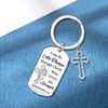 MADHAHEFU Christian Keyring Bible Verse Keyring Inspirational Keyring Gifts for