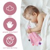 DUINIU 1 Piece Baby Safety Blanket, No Wrinkle Label Comfort
