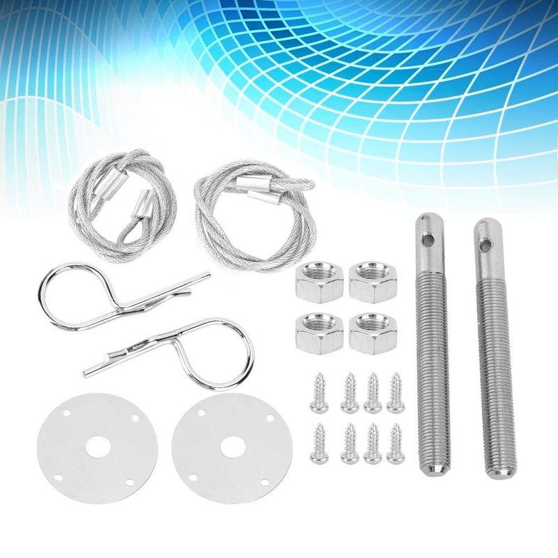 Duokon Hood Lock, Engine Hood Pin Plate Bonnet Lock Clip