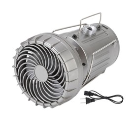 LED Outdoor Lamp Portable Adjustable Light Foldable Camping Lantern with Fan  110‑