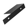 Bevinsee No-Drill Front Bumper License Plate Relocator Bracket Compatible with