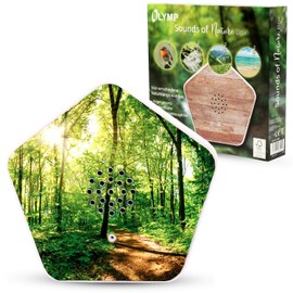 Olymp Sounds of Nature Box | Natural Sounds for Relaxation & Peace | Soundbox with Bird Singing, Stream Whispers, Mountain Meadows, Sea Noise | Music Box with Motion Sensor & Individual Volume Control