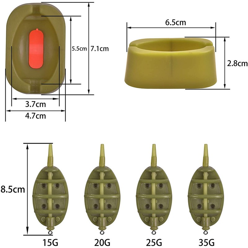OROOTL Method Feeders Carp Fishing Equipment Quick Release Carp Fishing