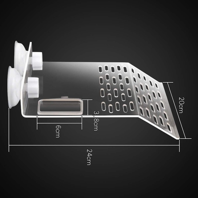 Acrylic Turtle Basking Platform - Reptile Habitat, Durable Floating Turtle