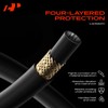 A-Premium Power Steering Pressure Hose Assembly Compatible with Volvo