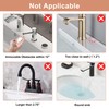 23.6 inch Silicone Faucet Mat for Kitchen Sink - 6°