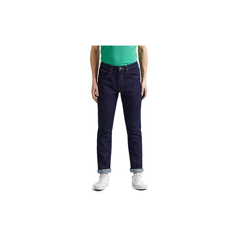 Lee Brooklyn Straight Men's Jeans, Rinse, 33W/32L