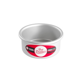 Fat Daddio's Round Cheesecake Pan, 4 x 2 Inch, Silver