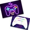 Gaming Party Invitations Pack with Envelopes WRITE ON (PACK OF