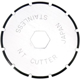 NT Cutter 28mm Rotary Perforating Blades for Rotary Cutter, 2-Blade/Pack, 1 Pack (BS-28P)
