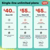 total wireless Motorola Moto g Play 2024, Locked, 64GB, Blue,