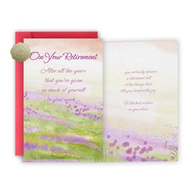 FSSDAS Beautiful Retirement Gifts for Women, Retirement Card for Women, Farewell Card for Coworkers,Leaving Cards for Her, Celebrate the Next Chapter
