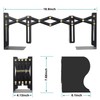 Voency Adjustable Bookends, Retractable Book Holder, Metal Scalable Book Ends,