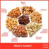 Nut Cravings Gourmet Nut Gift Basket in Red Box, Elegant