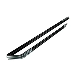 TentSpares Outdoor Revolution Cayman Midi Air Awning Black Fibreglass Side Door Brow Pole Run | Replacement Tent Poles for Camping | Tent Accessories