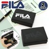 Fila FI-30522 Trifold Wallet, Dia-Print, Men's, Women's, multicolor (black /