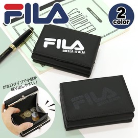 Fila FI-30522 Trifold Wallet, Dia-Print, Men's, Women's, multicolor (black / white)