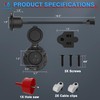 MICTUNING AC Port Plug with Power Inlet Socket 15A 20
