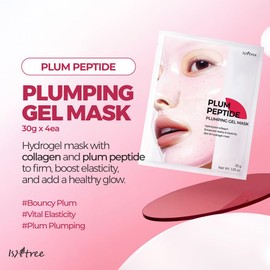 IsNtree Plum Peptide Plumping Gel Mask 30g*4ea