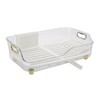 Dish Drying Rack, Plastic Dish Rack, Large Capacity Dish Drainer