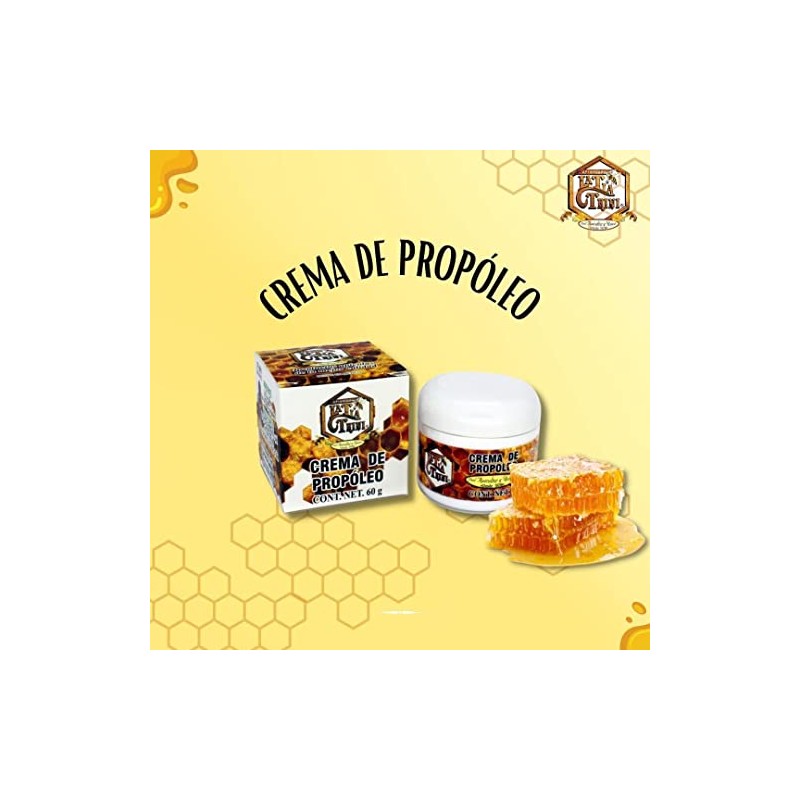 Tia Trini Crema Propóleo Hecha Cera Abeja Cicatrizante Vitamina Quemaduras