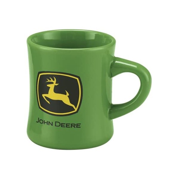 John Deere Stoneware Green Ceramic Tea Coffee Dinner Mug