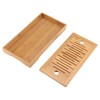 1Pc Bamboo Mini Tea Serving Tray Chinese Gongfu Tea Plate