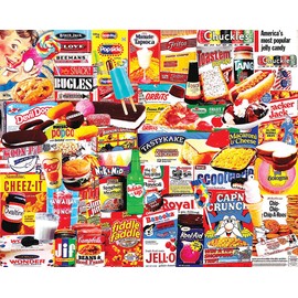 White Mountain Puzzles Things I Ate As A Kid Collage Puzzle - 1000 Piece Jigsaw Puzzle