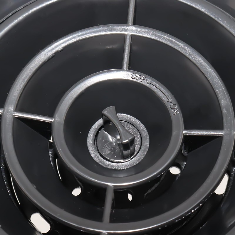 Antrader Air Vent, Adjustable Round Soffit Vents, ABS Exhaust Louver
