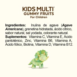 Multi Vitaminico Para Niños En Gomitas 60 unidades Kids Multi, Sabor Grosella, Nature´s Theraphy