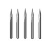 TavRav 5pc 30 Degree CNC Router bit Set 0.5mm tip