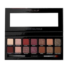 Paleta de sombras Sigma Beauty Warm Neutrals 14 colores