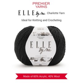 Premier Elle By Me Charlotte Solids Yarn - Ebony