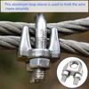 M METERXITY Wire Rope Clamp 16mm Wire Cable Clip Fastener