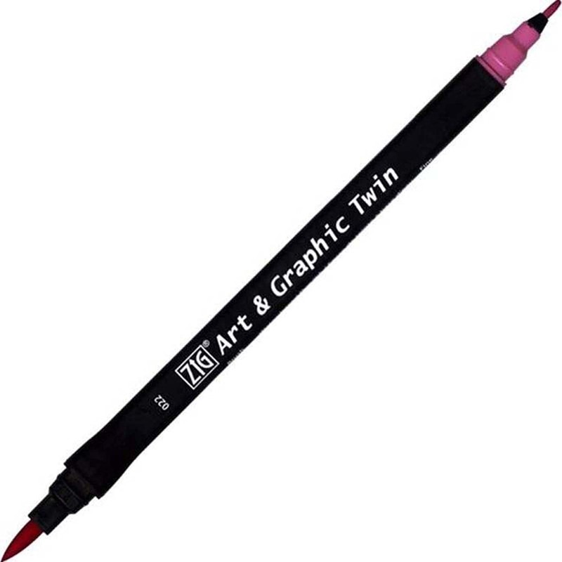 ZIG Art and Graphic Twin Tip Brush Marker Pen 022