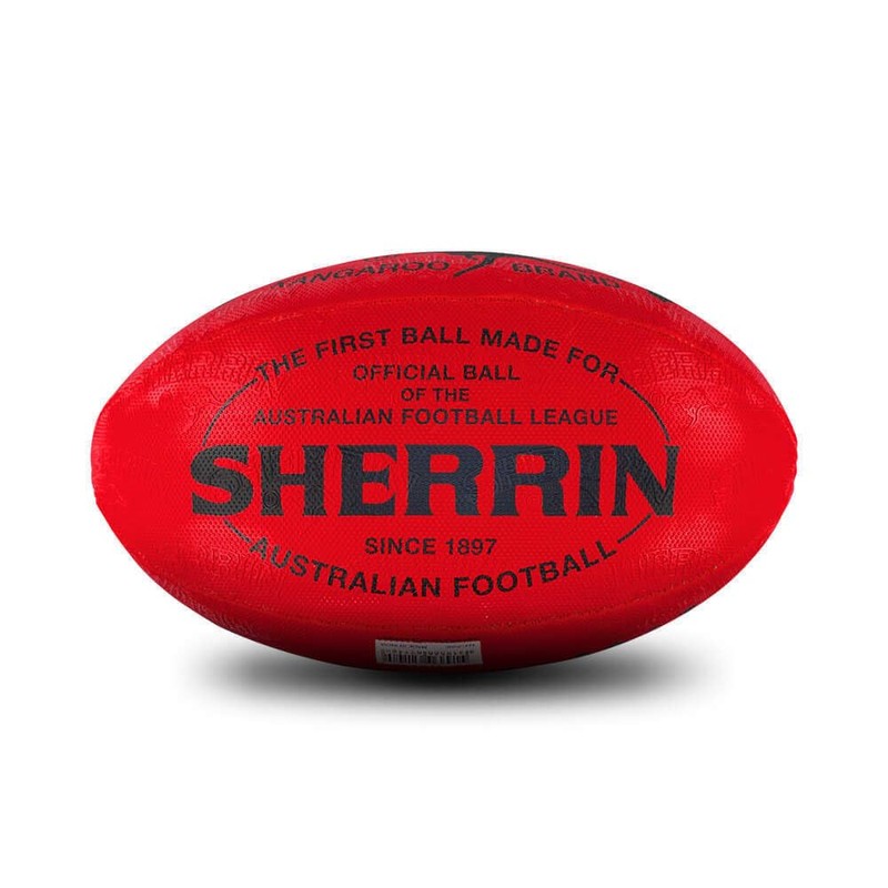Sherrin KB All Surface Training Football, Red, Size 3