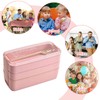 Daelesr 1 Pack Reusable Lunch Bento Boxes, Meal Prep Brotdose