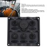 Rocker Switch Panel 2 USB Port 5 Gang Rocker Switch