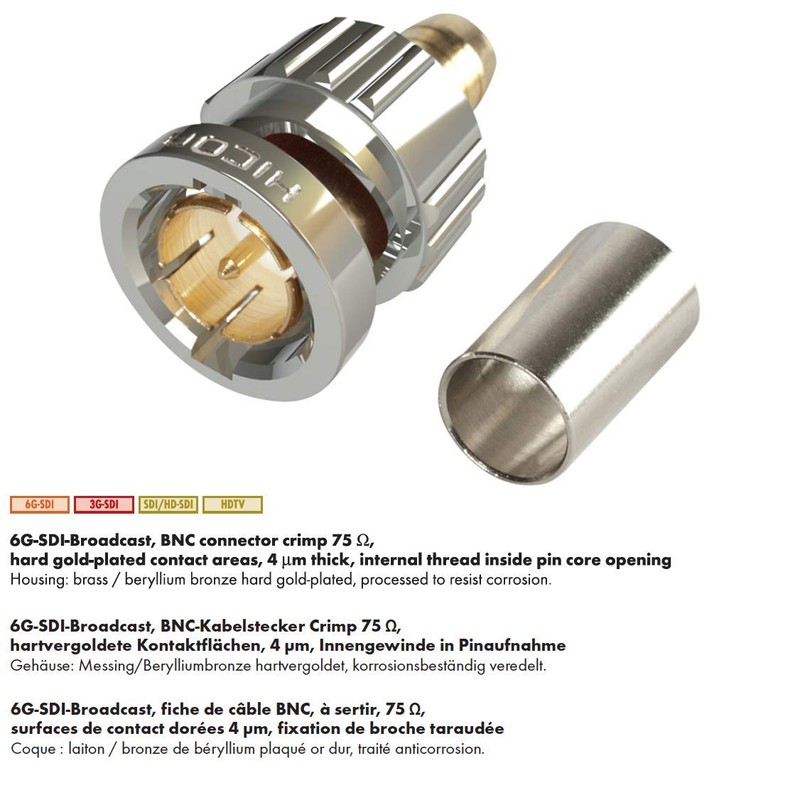 Sommer Cable - BNC Coaxial Video Cable 75 Ω -