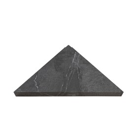 Palisade Vinyl Waterproof Corner Shower Shelf in Cracked Slate