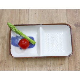 New Carefully Selected! Soba Monogatari Soba Dokoro Wave Splash Condiment Plate 1 Piece