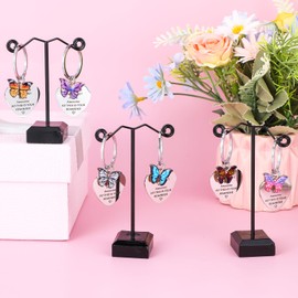 HJZHII 24 Pcs Inspirational Keychains for Women, Encouragement Keychain Motivational Thank You Gifts Presents for Friends Besties Students Teachers, Sometimes You Forget You're Awesome(6 Colors)