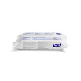 PURELL Healthcare Surface Disinfecting Wipes, 72 Count Flowpack, 7.4" x 9" Wipes (Pack of 12) – 9370-12